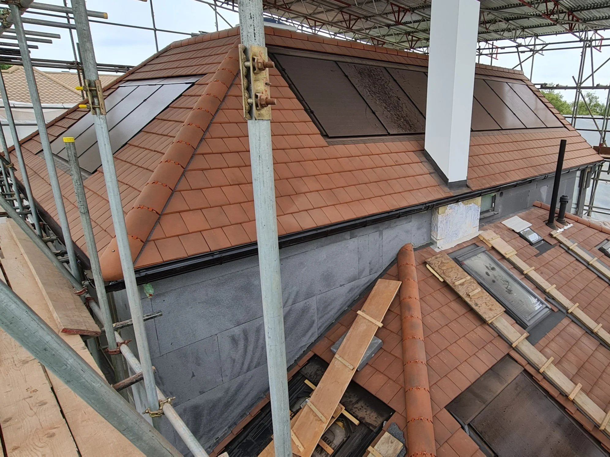 External insulation and Velux installation